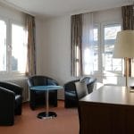 Cozy drawing room at Parkhotel Goldlinde in Bodenwerder.
