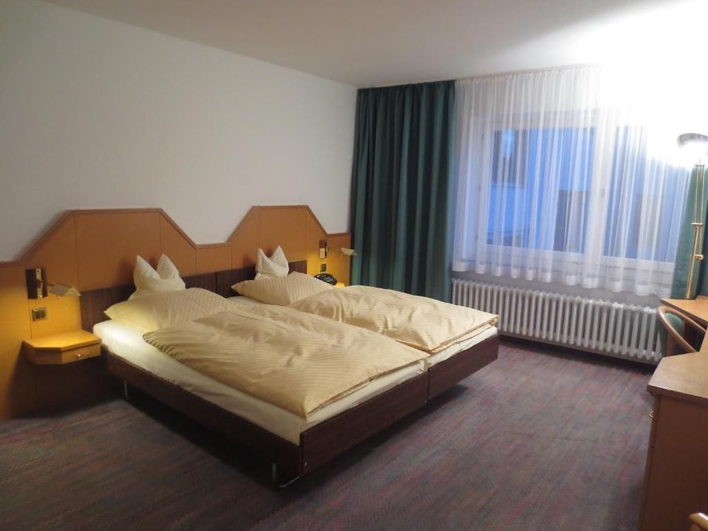 Double room at Parkhotel Goldlinde.